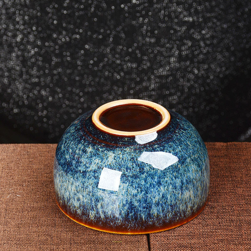 Tasse à thé Jian Zhan Dragon Lotus en céramique 8 cm | Décoration zen