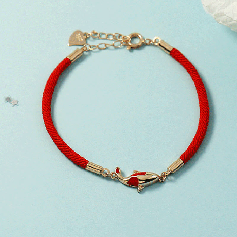 Copper Koi Fish Jewelry Set | Necklace Bracelet Earrings