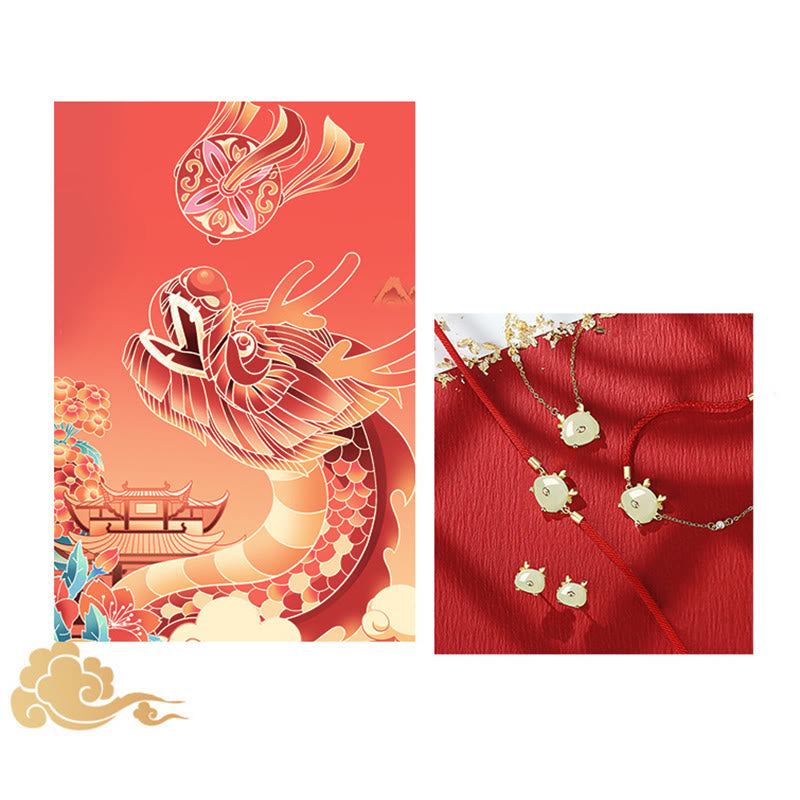 Dragon Jewelry | Hetian Jade & Red Agate Protection Bracelet