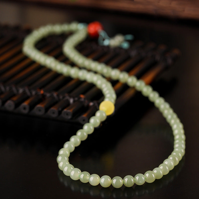 6mm Jade Prosperity Bracelet for Luck & Abundance