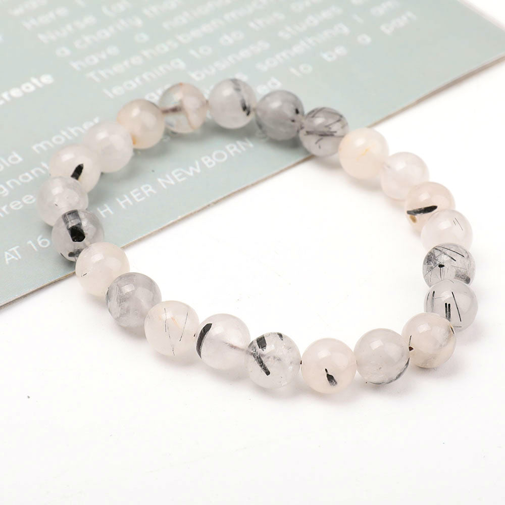 8mm Black Tourmaline Protection Bracelet