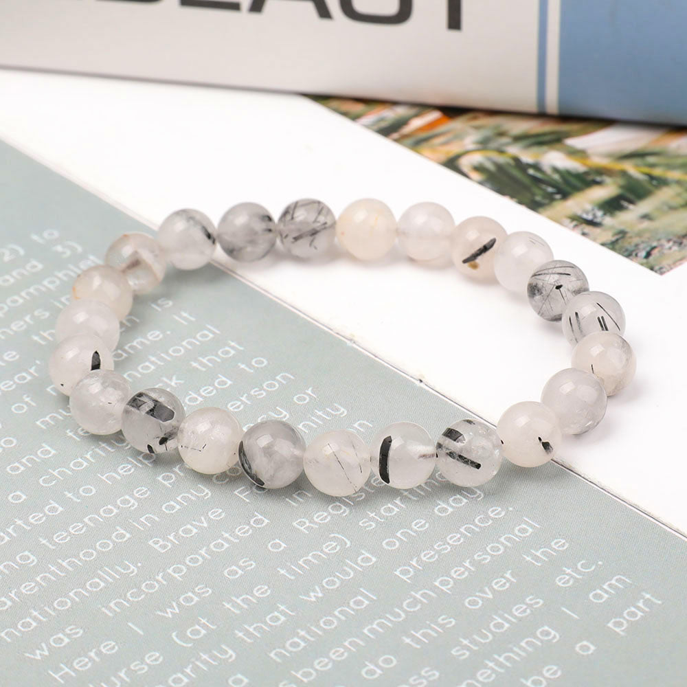 8mm Black Tourmaline Protection Bracelet