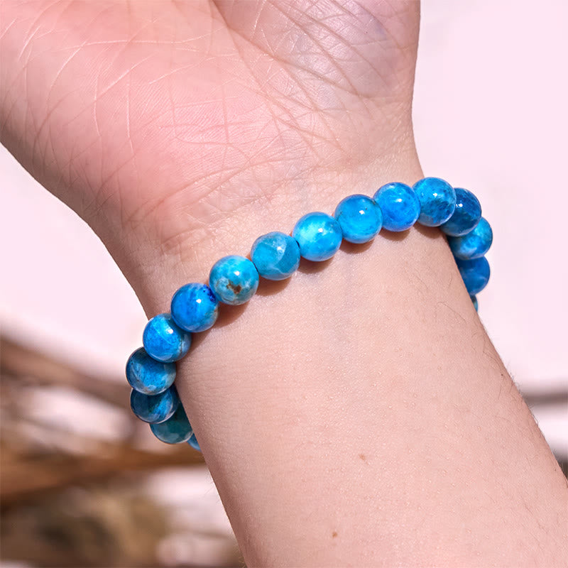 Bracelet œil de tigre bleu 8 mm pour le calme et la tranquillité