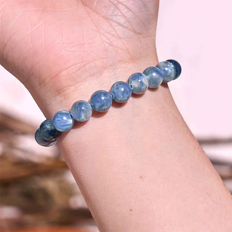 Bracelet œil de tigre bleu 8 mm pour le calme et la tranquillité