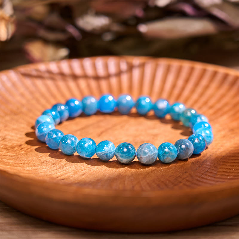 Bracelet œil de tigre bleu 8 mm pour le calme et la tranquillité