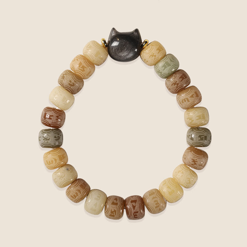 Bracelet Bodhi Seed Om Mani Padme Hum 8 mm pour l'harmonie
