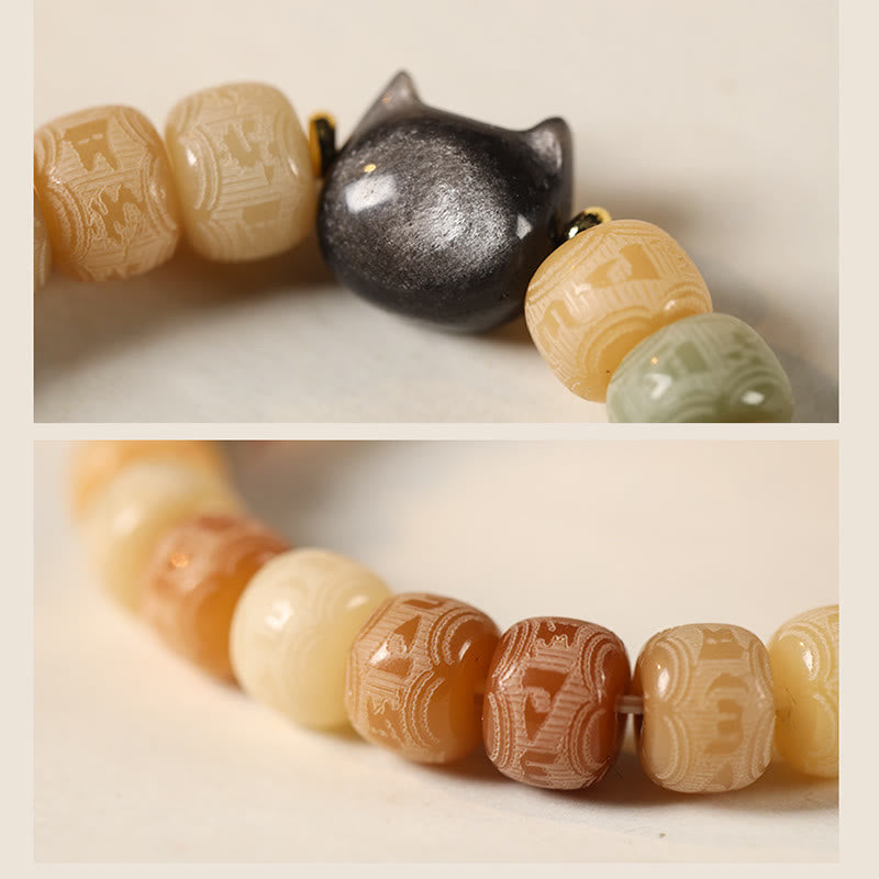Bracelet Bodhi Seed Om Mani Padme Hum 8 mm pour l'harmonie