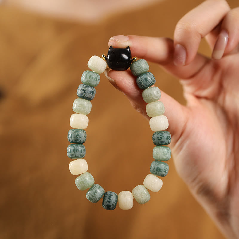 Bracelet Bodhi Seed Om Mani Padme Hum 8 mm pour l'harmonie