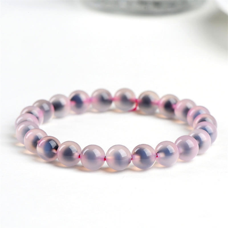 Bracelet en perles d'agate Candy Harmony de 8 mm pour la force
