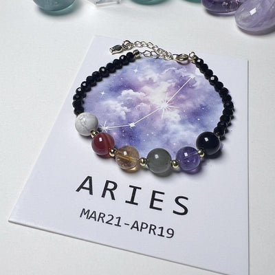 8mm Chinese Zodiac Constellation Crystal Healing Bracelet