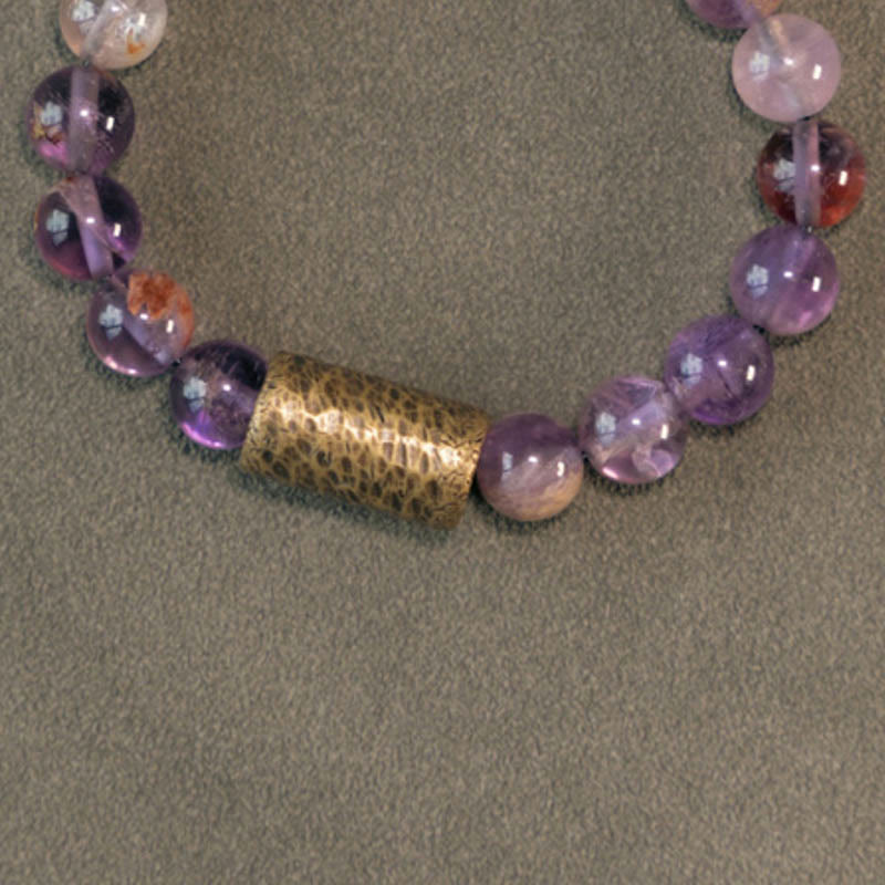 Bracelet de protection en quartz transparent de 8 mm pour une clarté mentale