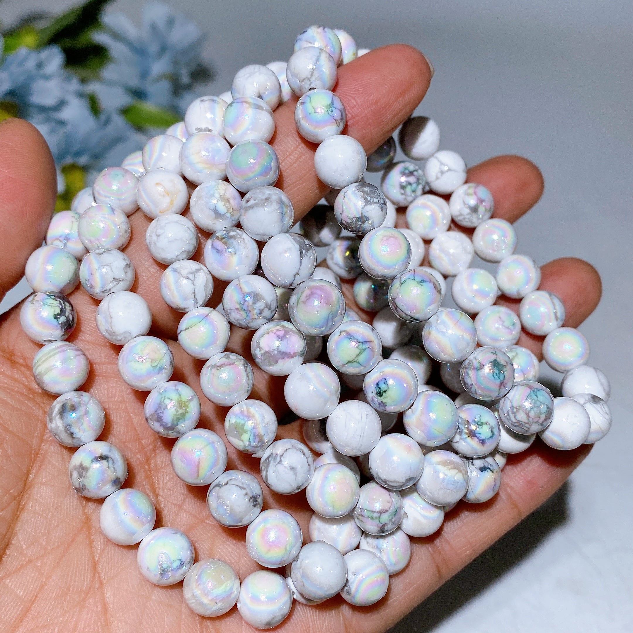 8mm Crystal Healing Bracelet for Spiritual Protection