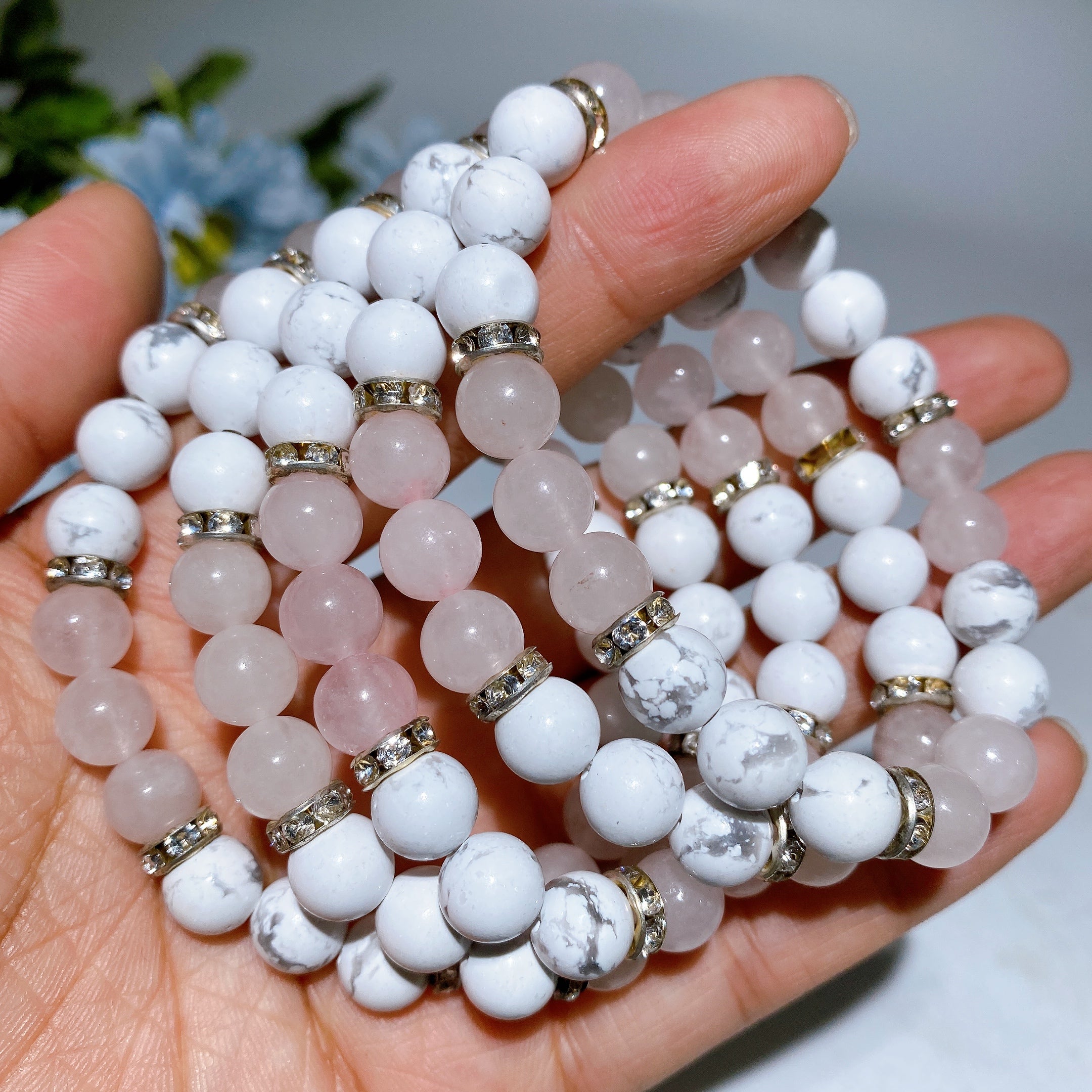 8mm Crystal Healing Bracelet for Spiritual Protection