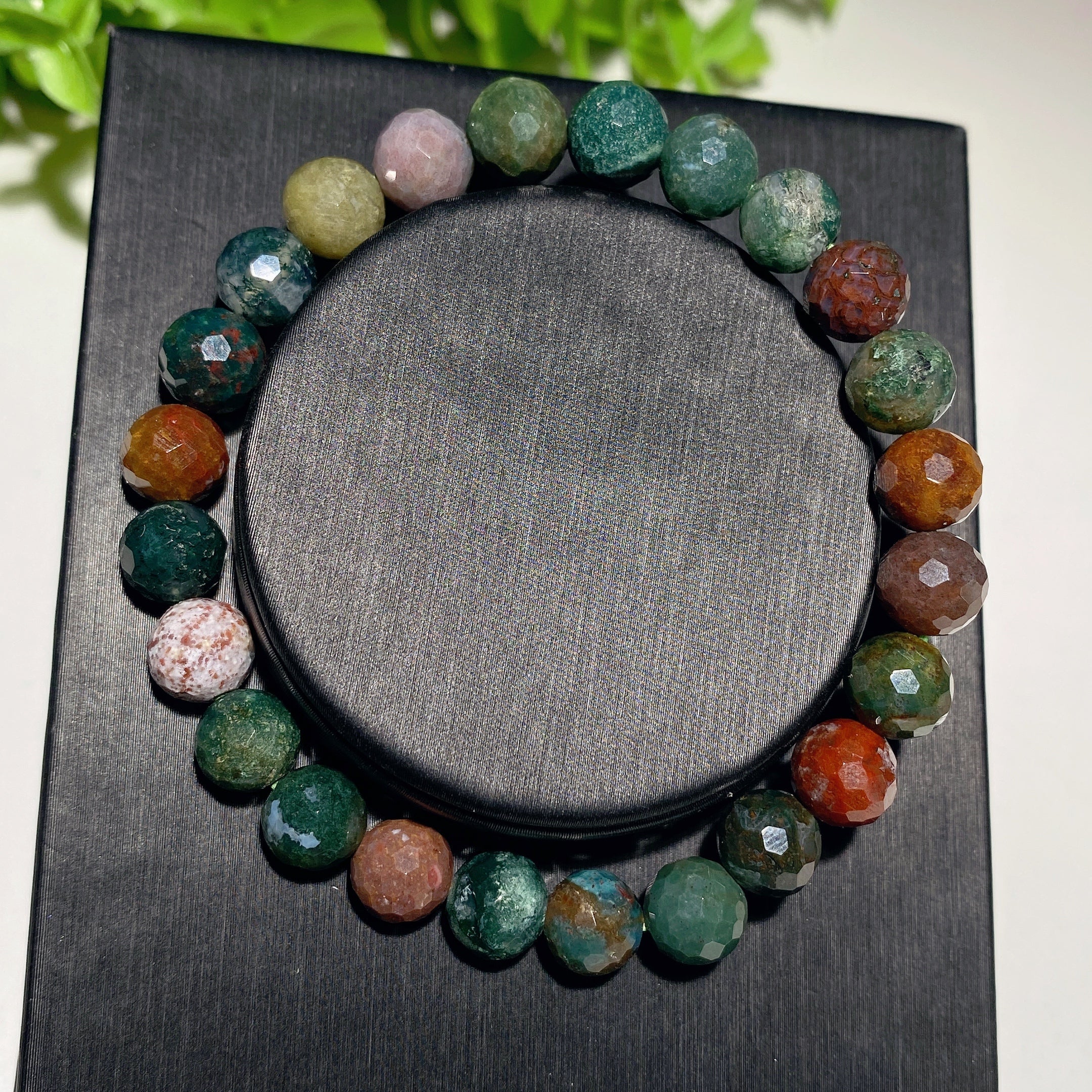 8mm Faceted Mixed Crystal Spiritual Bracelet for Healing