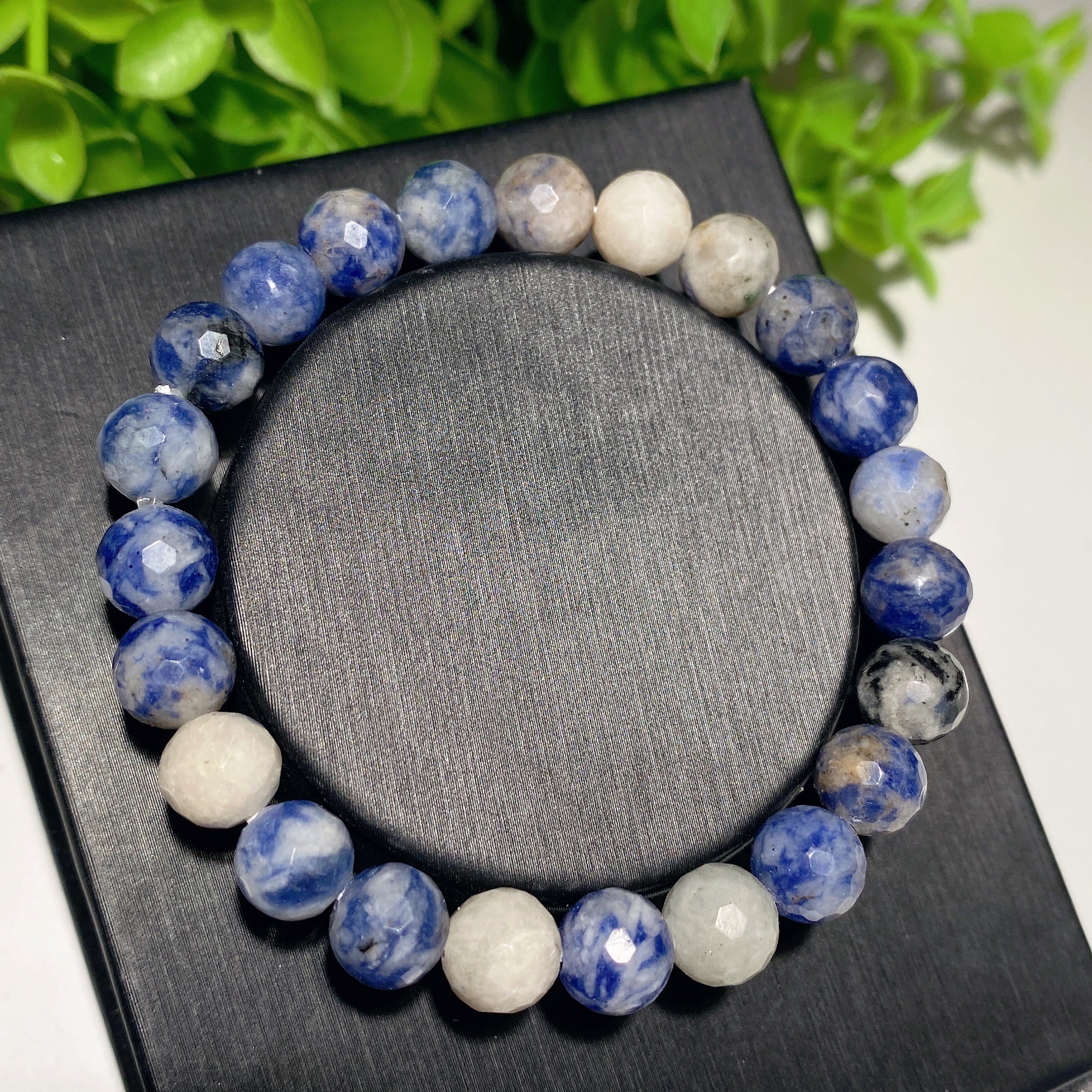 8mm Faceted Mixed Crystal Spiritual Bracelet for Healing