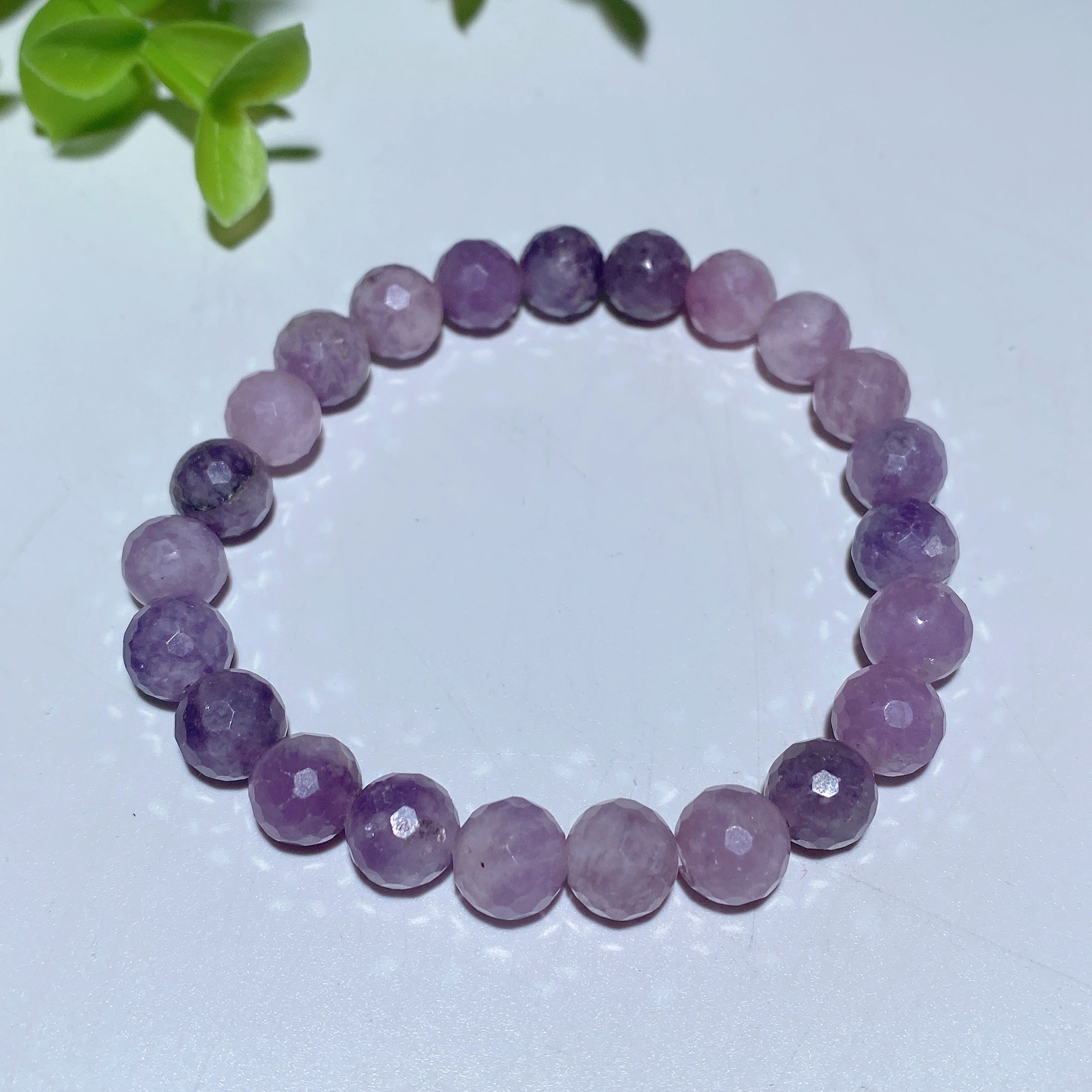 8mm Faceted Mixed Crystal Spiritual Bracelet for Healing