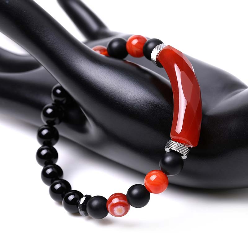 Bracelet de guérison en aventurine verte de 8 mm pour la chance et l'équilibre