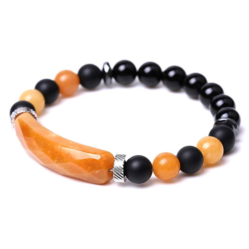 Bracelet de guérison en aventurine verte de 8 mm pour la chance et l'équilibre
