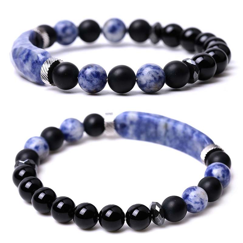 Bracelet de guérison en aventurine verte de 8 mm pour la chance et l'équilibre