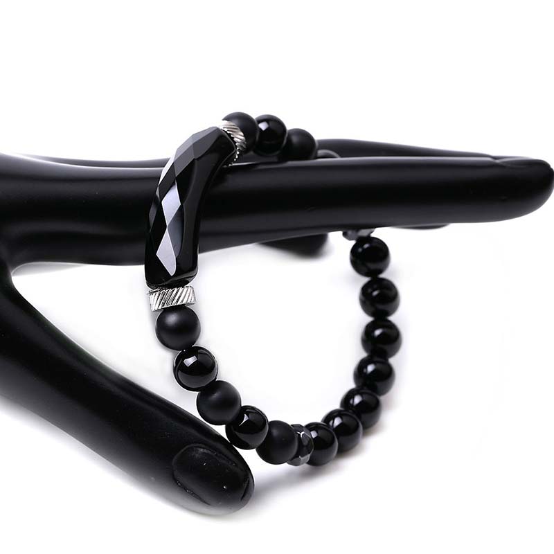 Bracelet de guérison en aventurine verte de 8 mm pour la chance et l'équilibre
