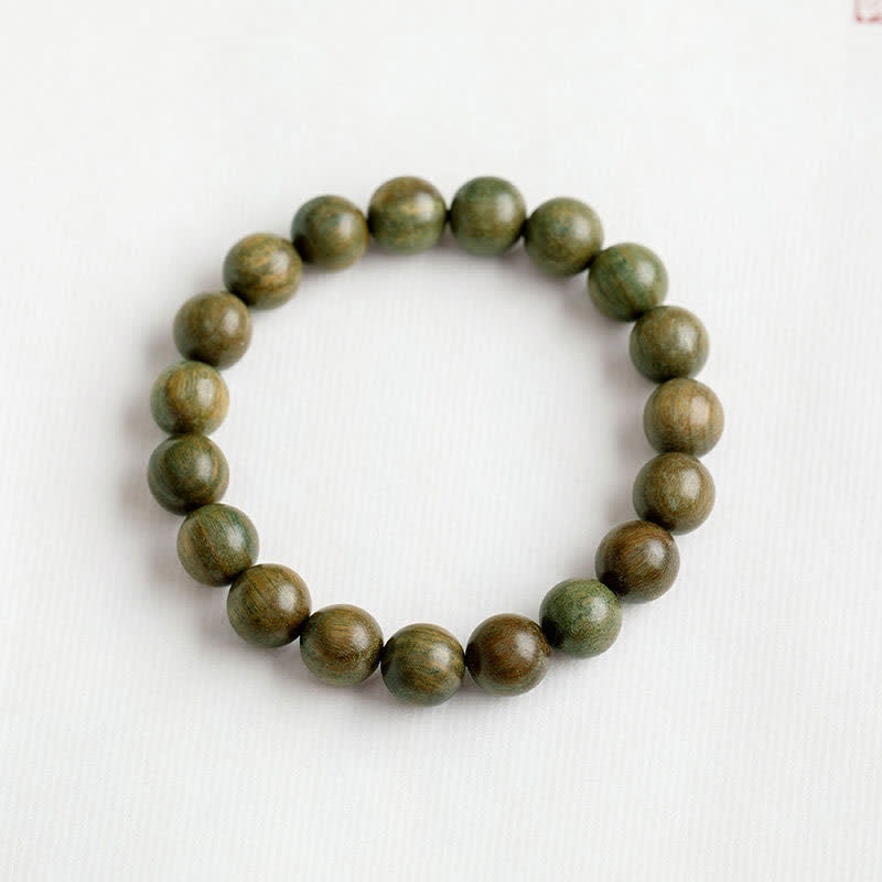 Bracelet de paix apaisant en bois de santal vert 8 mm