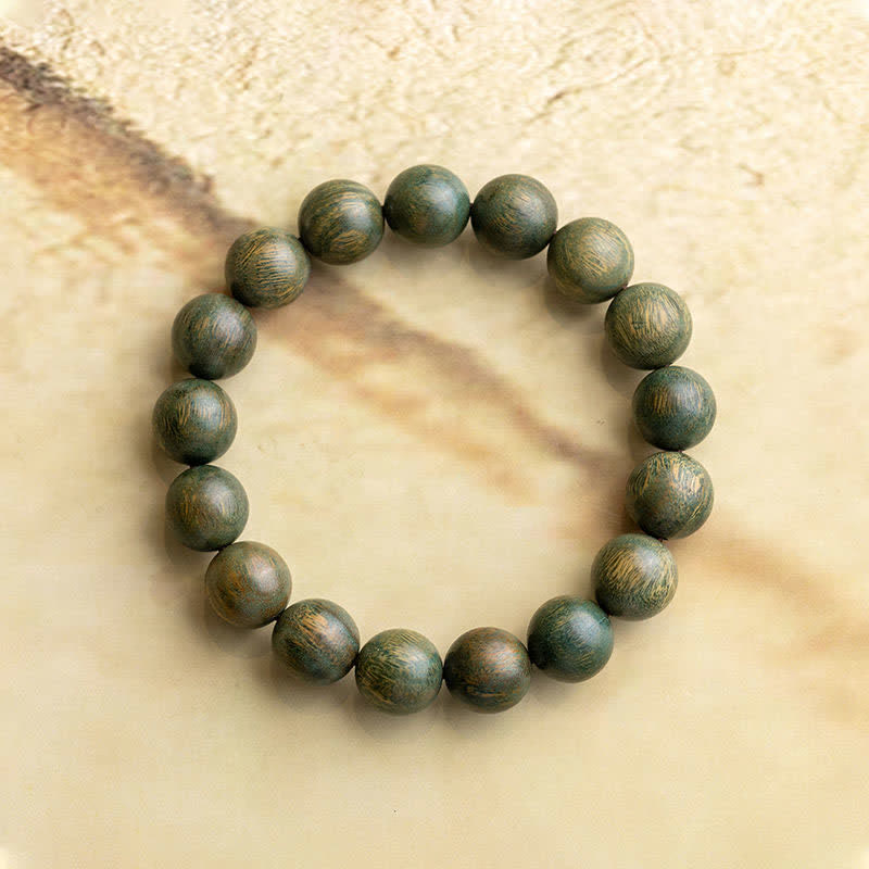 Bracelet de paix apaisant en bois de santal vert 8 mm