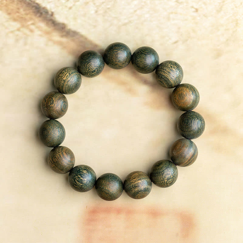 Bracelet de paix apaisant en bois de santal vert 8 mm