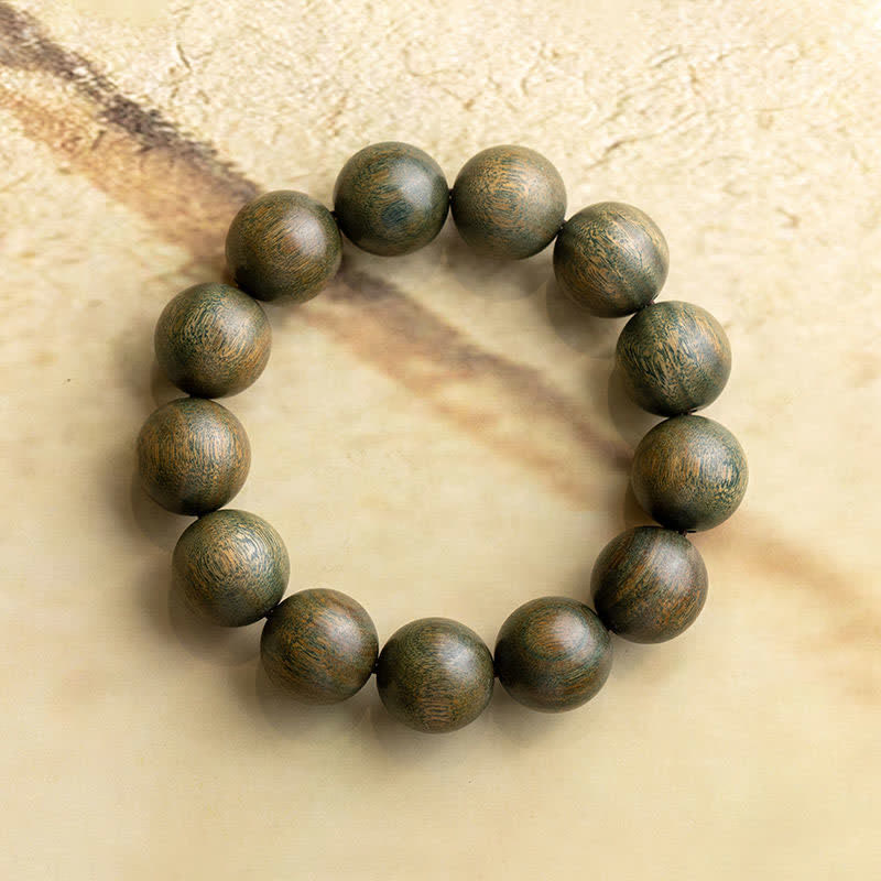 Bracelet de paix apaisant en bois de santal vert 8 mm