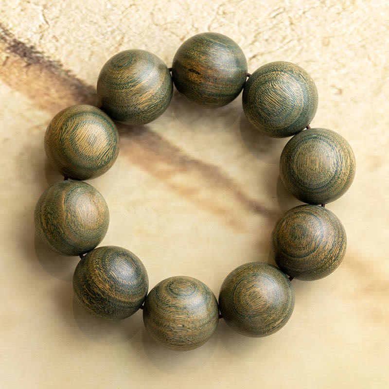 Bracelet de paix apaisant en bois de santal vert 8 mm