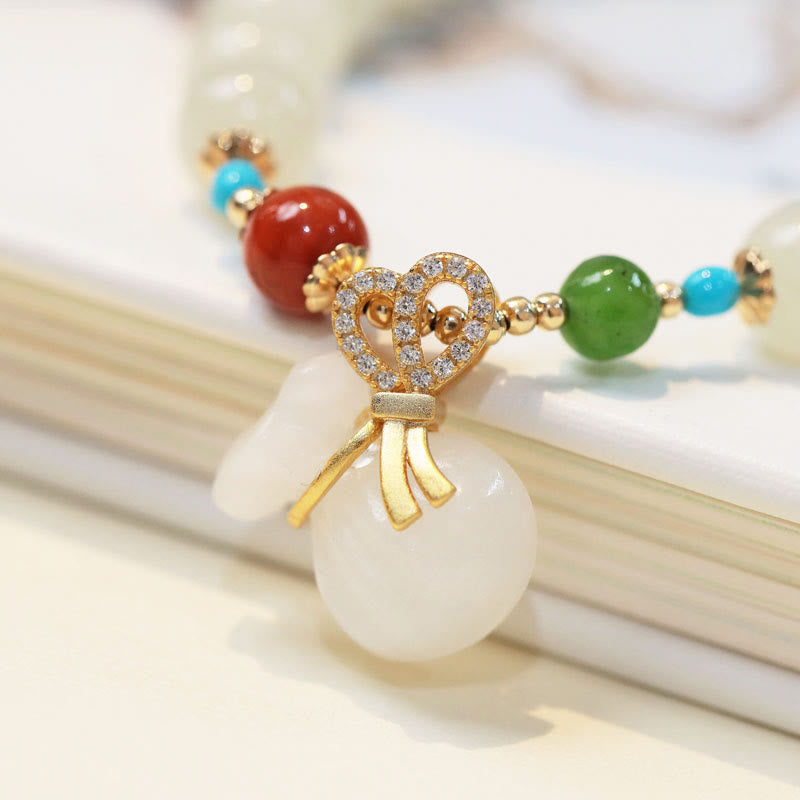 Bracelet de bénédiction en jade blanc Hetian de 8 mm pour la protection