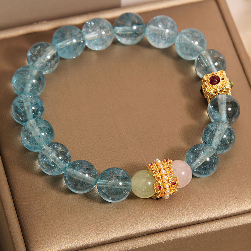 Bracelet de communication spirituelle et de guérison en cyanite de 8 mm