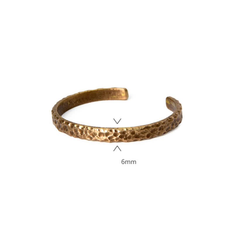 Bracelet d'équilibre spirituel en cuivre et pierre de lave de 8 mm
