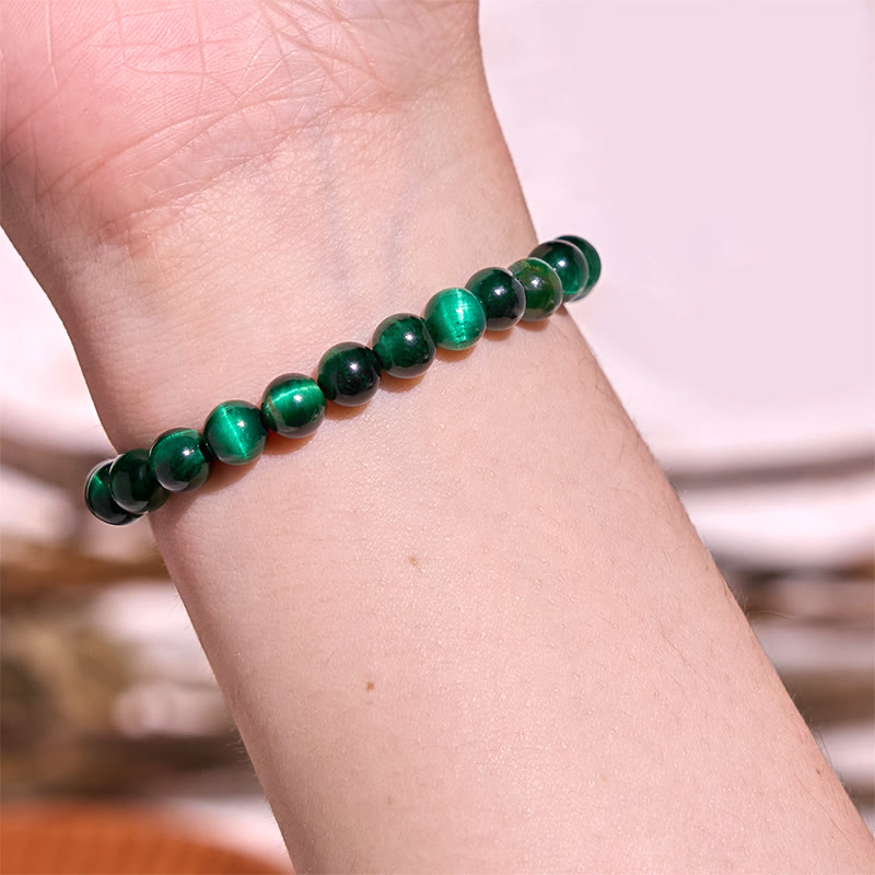 Bracelet Pureté et Protection Malachite Tourmaline Noire 8 mm