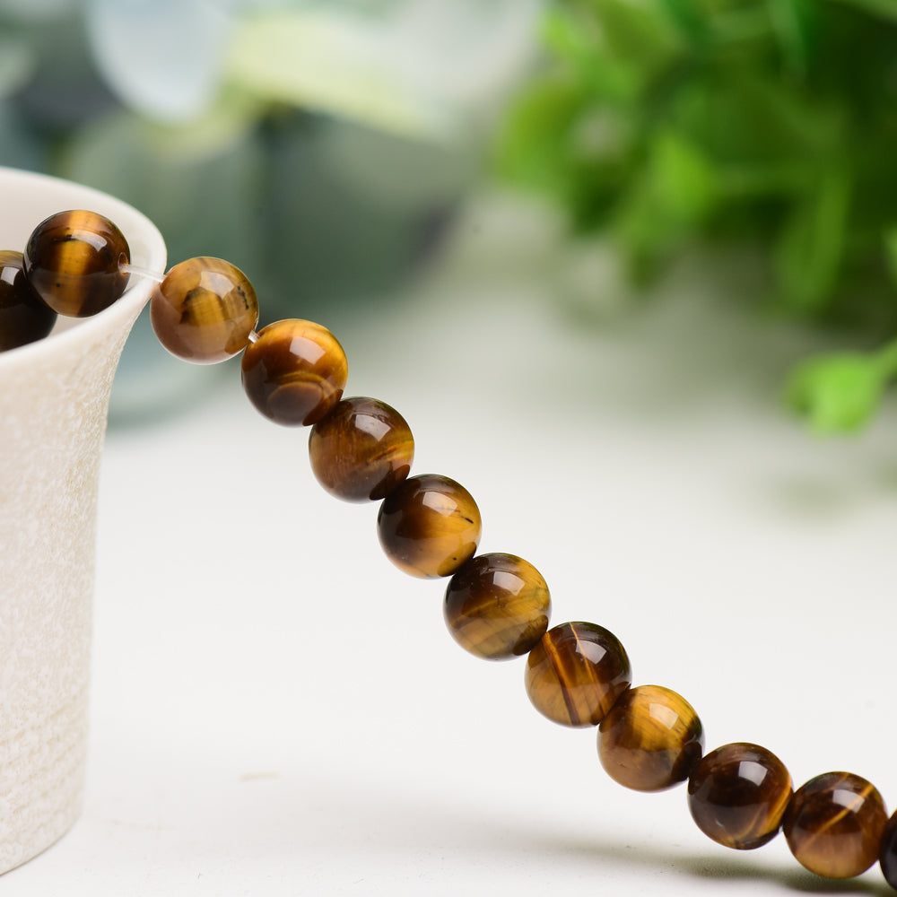 8mm Mixed Crystal Healing Beads String for Jewelry