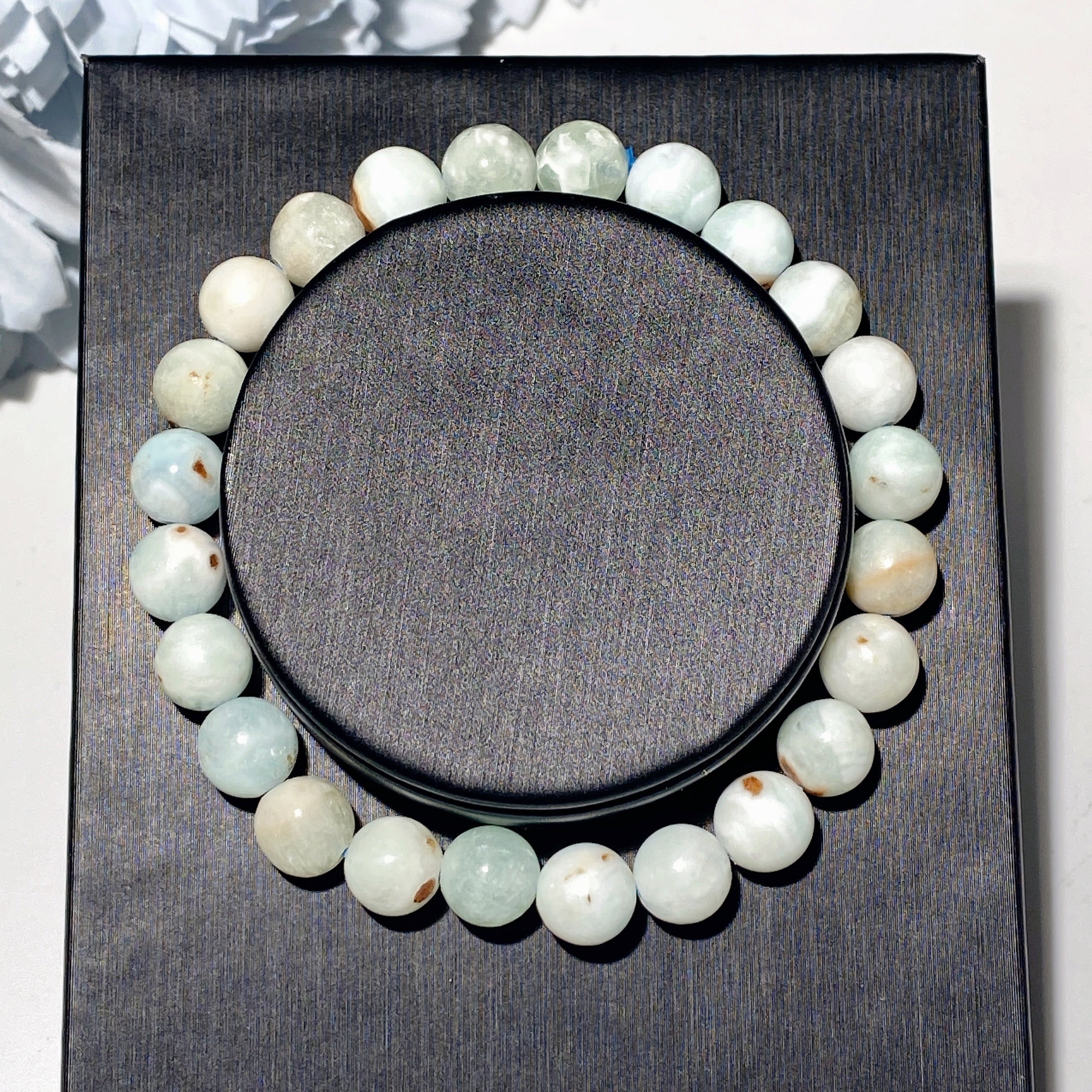 8mm Mixed Crystal Healing Bracelet for Spiritual Balance
