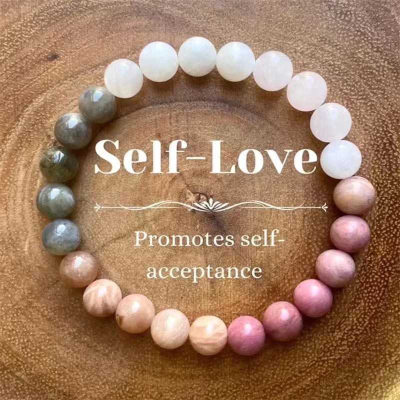 8mm Mixed Crystal Healing Bracelet for Spiritual Balance