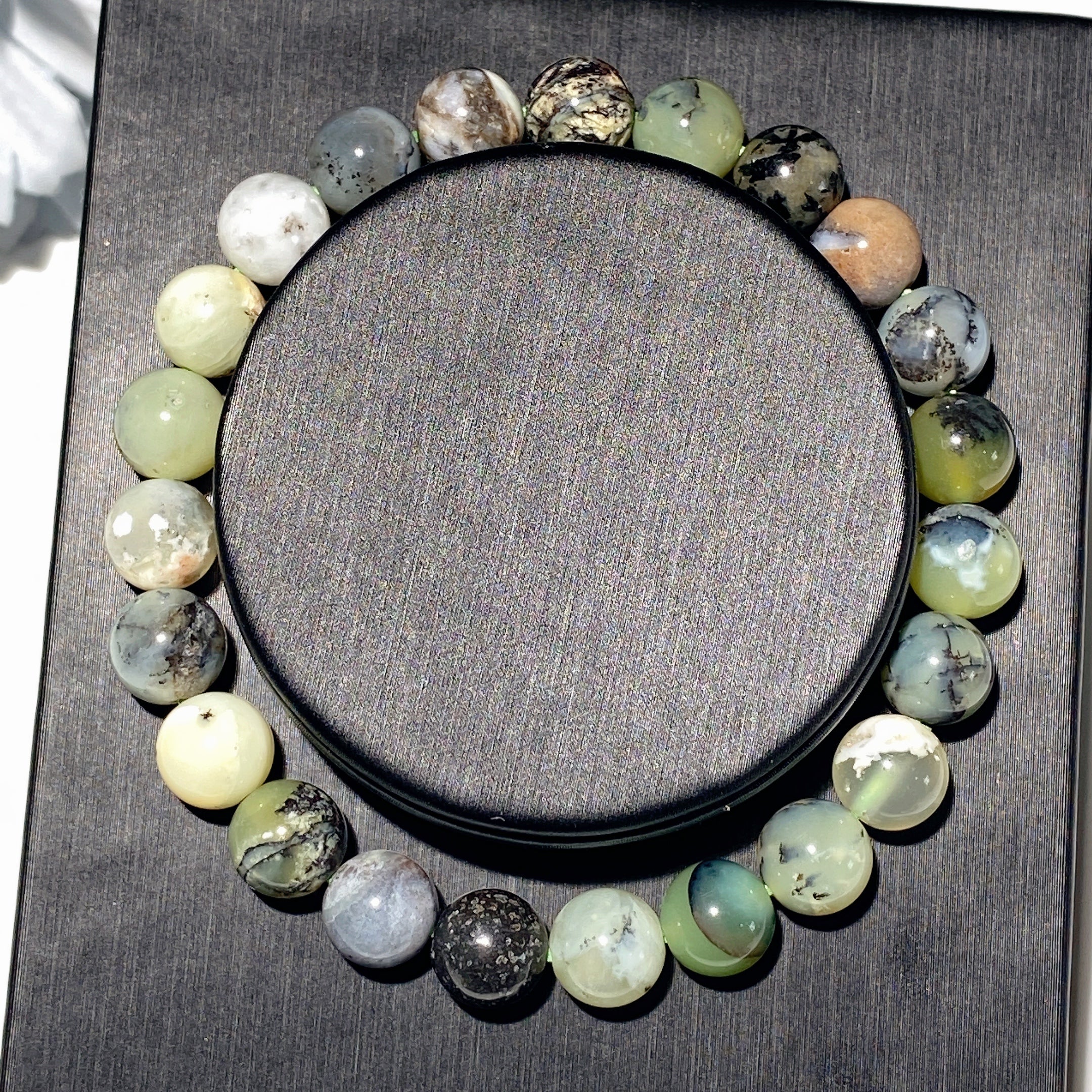 8mm Mixed Crystal Healing Bracelet for Spiritual Balance