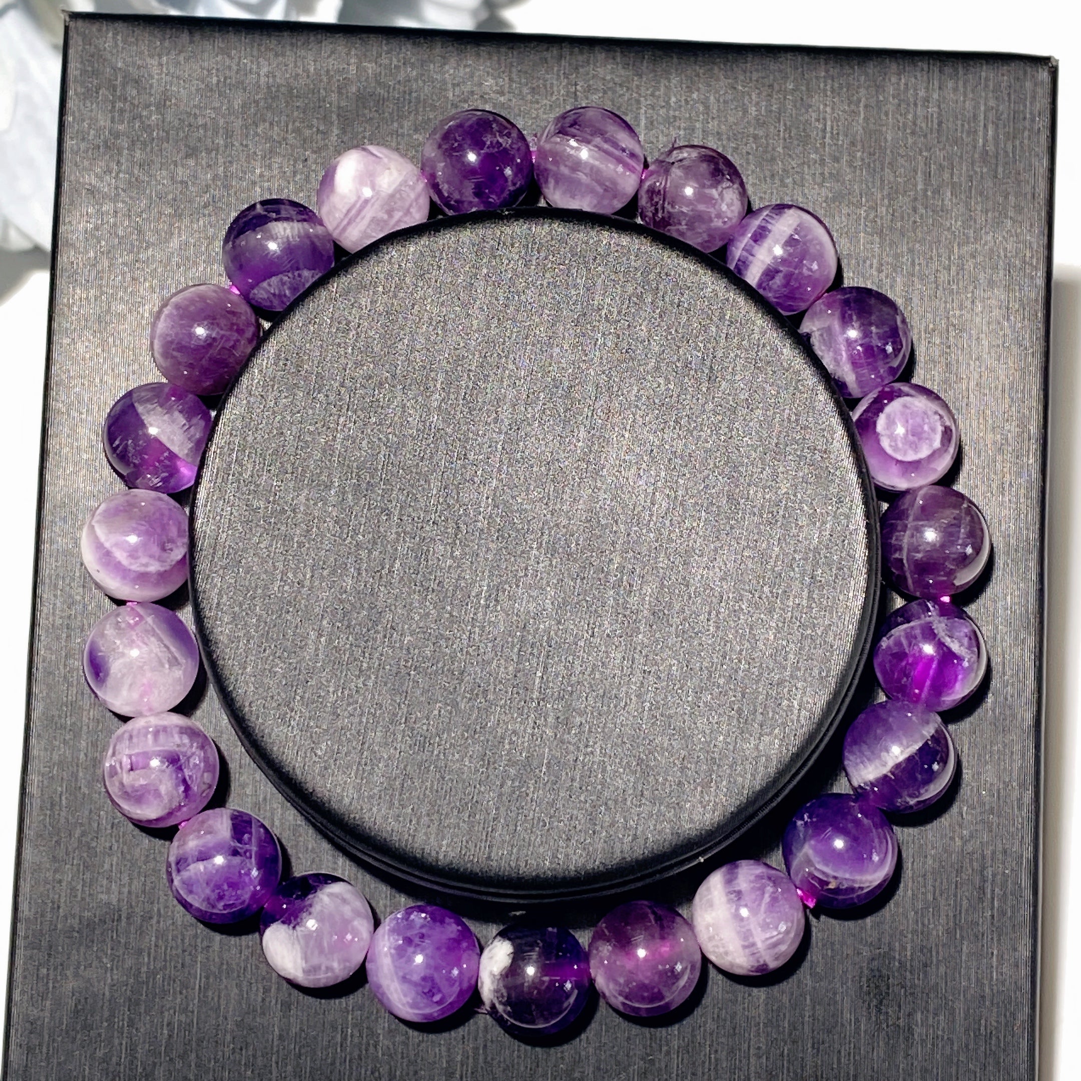 8mm Mixed Crystal Healing Bracelet for Spiritual Balance
