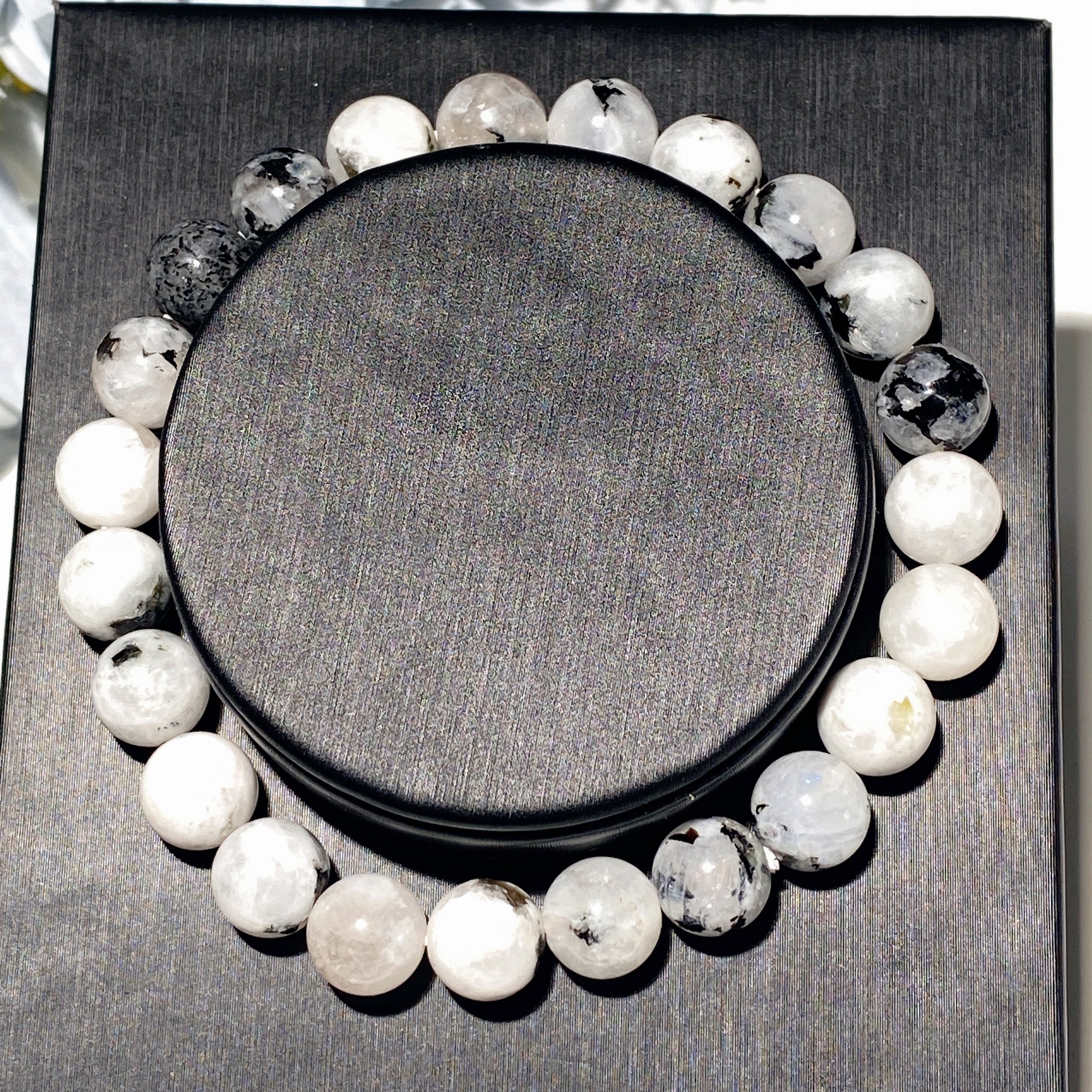 8mm Mixed Crystal Healing Bracelet for Spiritual Balance