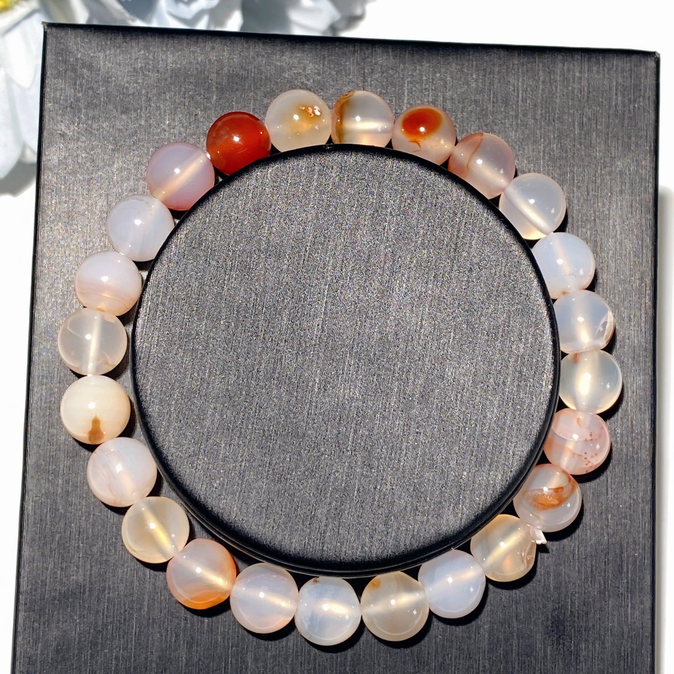 8mm Mixed Crystal Healing Bracelet for Spiritual Balance