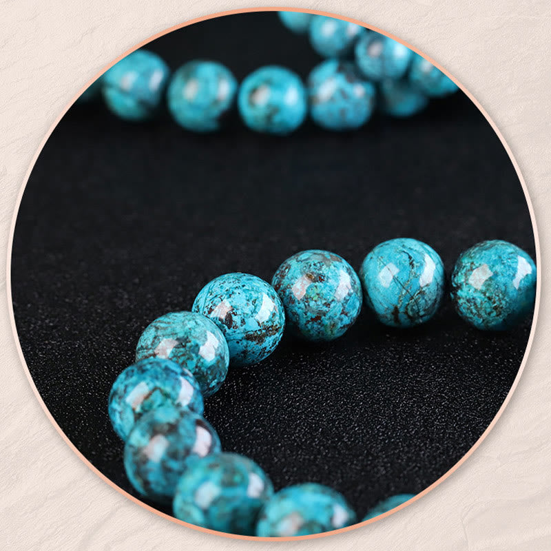 Bracelet Force et Courage en Pierre Phénix 8 mm