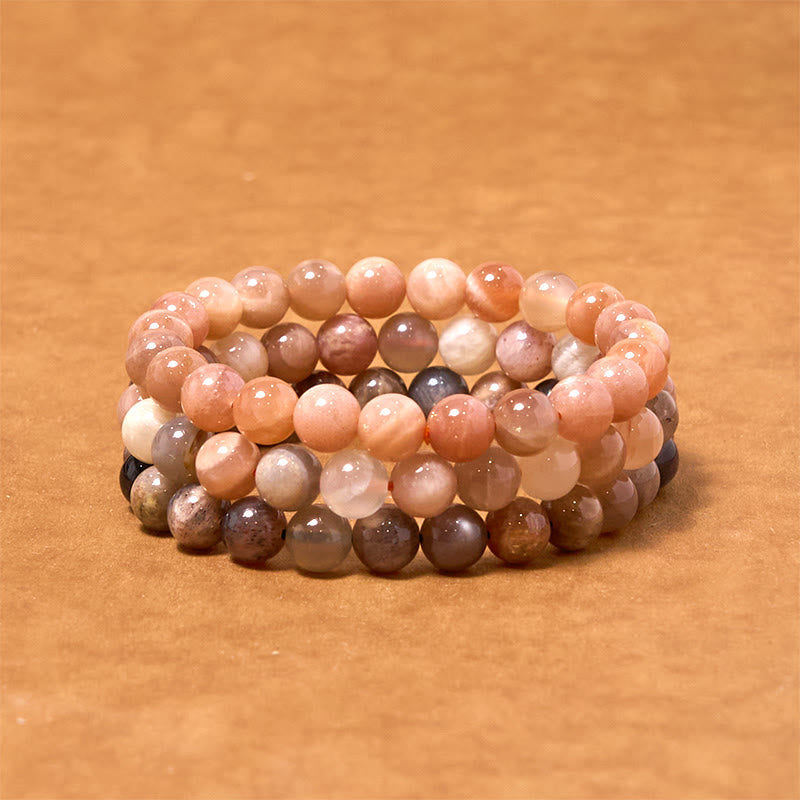 Bracelet œil de tigre rouge 8 mm pour la créativité et le courage