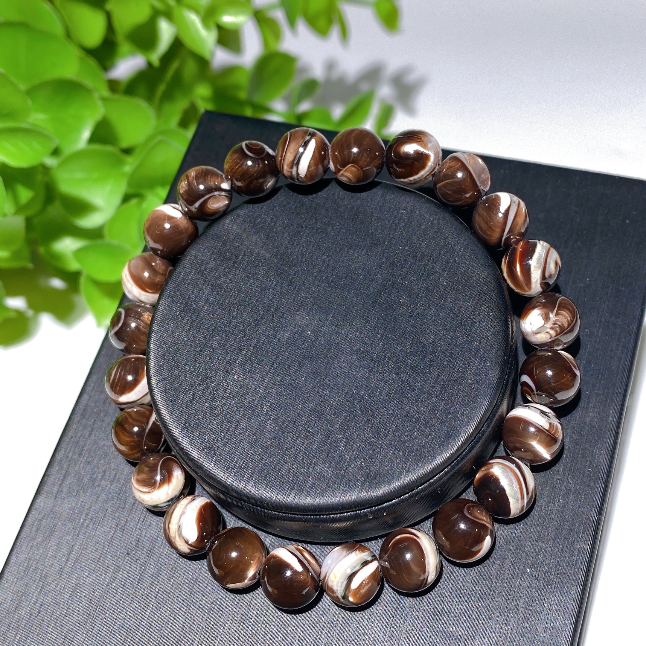 8mm Shell Stone Spiritual Bracelet for Healing & Protection