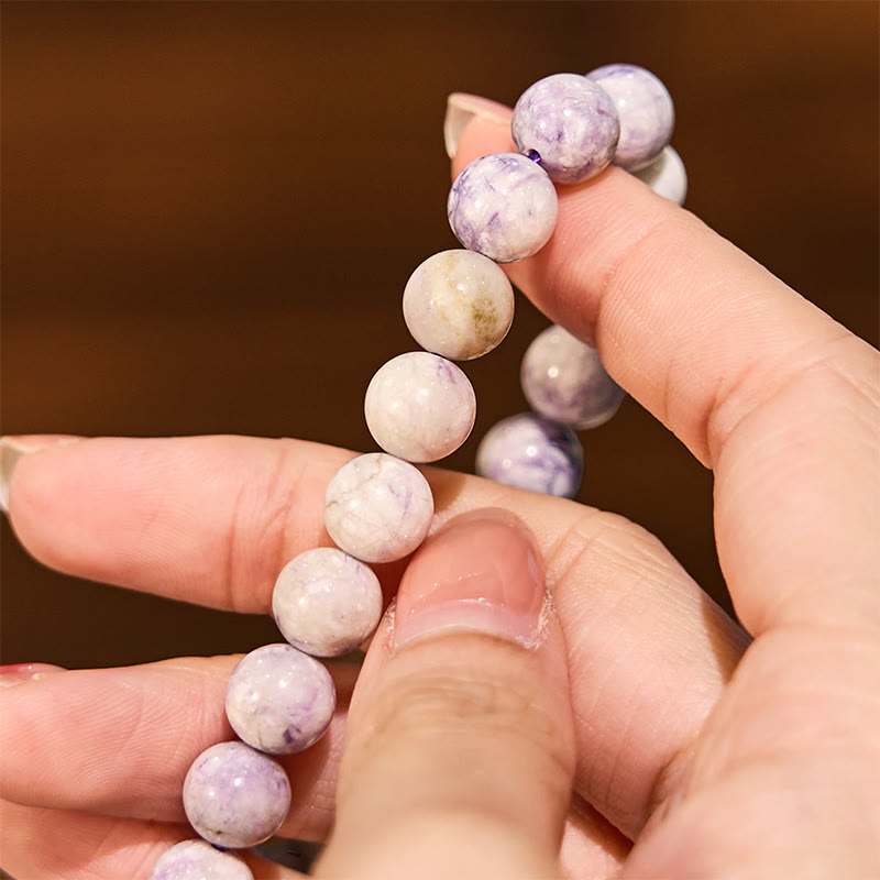 Bracelet d'harmonie spirituelle en sodalite de 8 mm pour l'équilibre