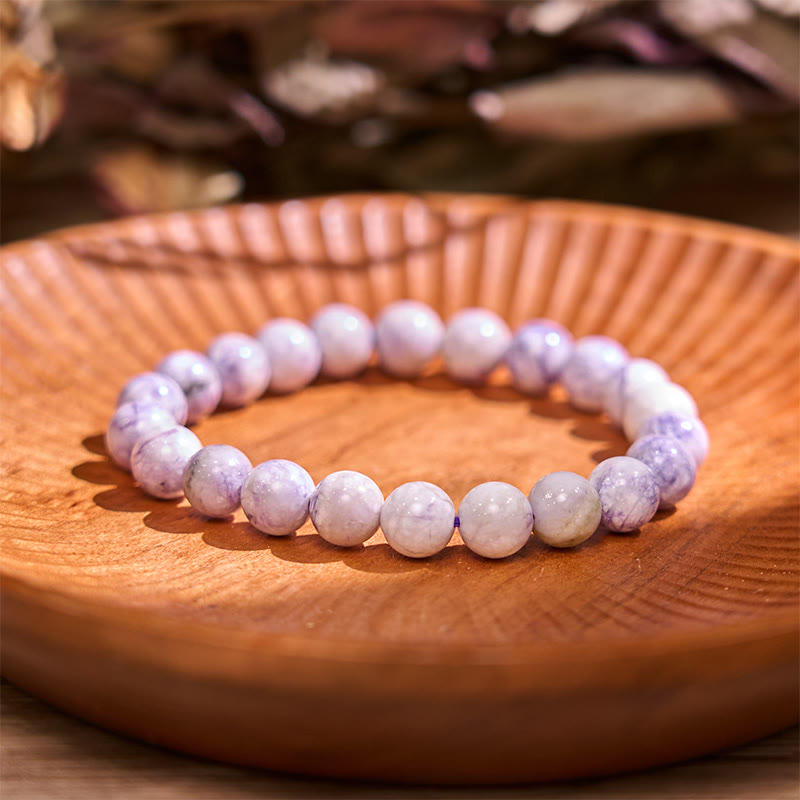 Bracelet d'harmonie spirituelle en sodalite de 8 mm pour l'équilibre