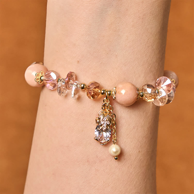 Bracelet Pixiu en pierre de soleil de 8 mm pour une énergie positive et la chance