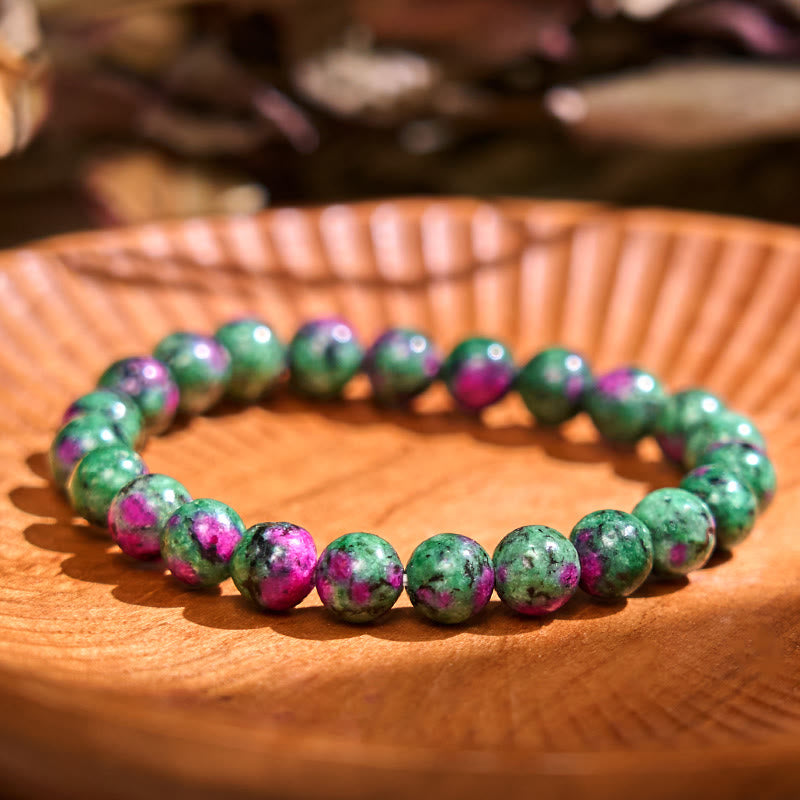 Bracelet d'équilibre en œil de tigre de 8 mm pour un soutien calme