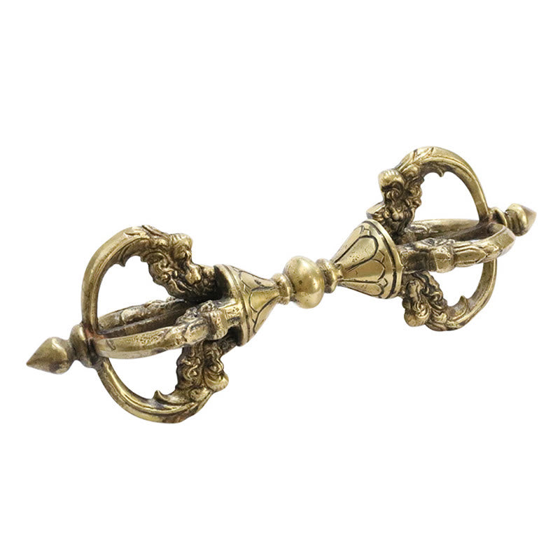 Dorje de méditation en cuivre de 23 cm, fabriqué à la main au Népal