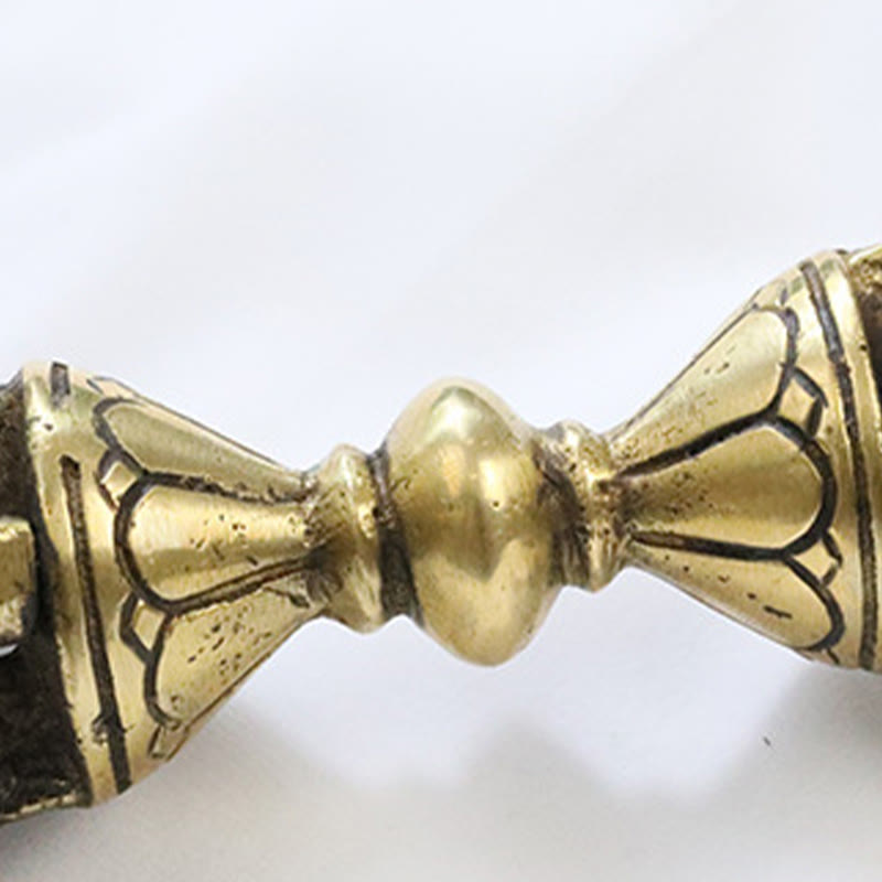 Dorje de méditation en cuivre de 23 cm, fabriqué à la main au Népal