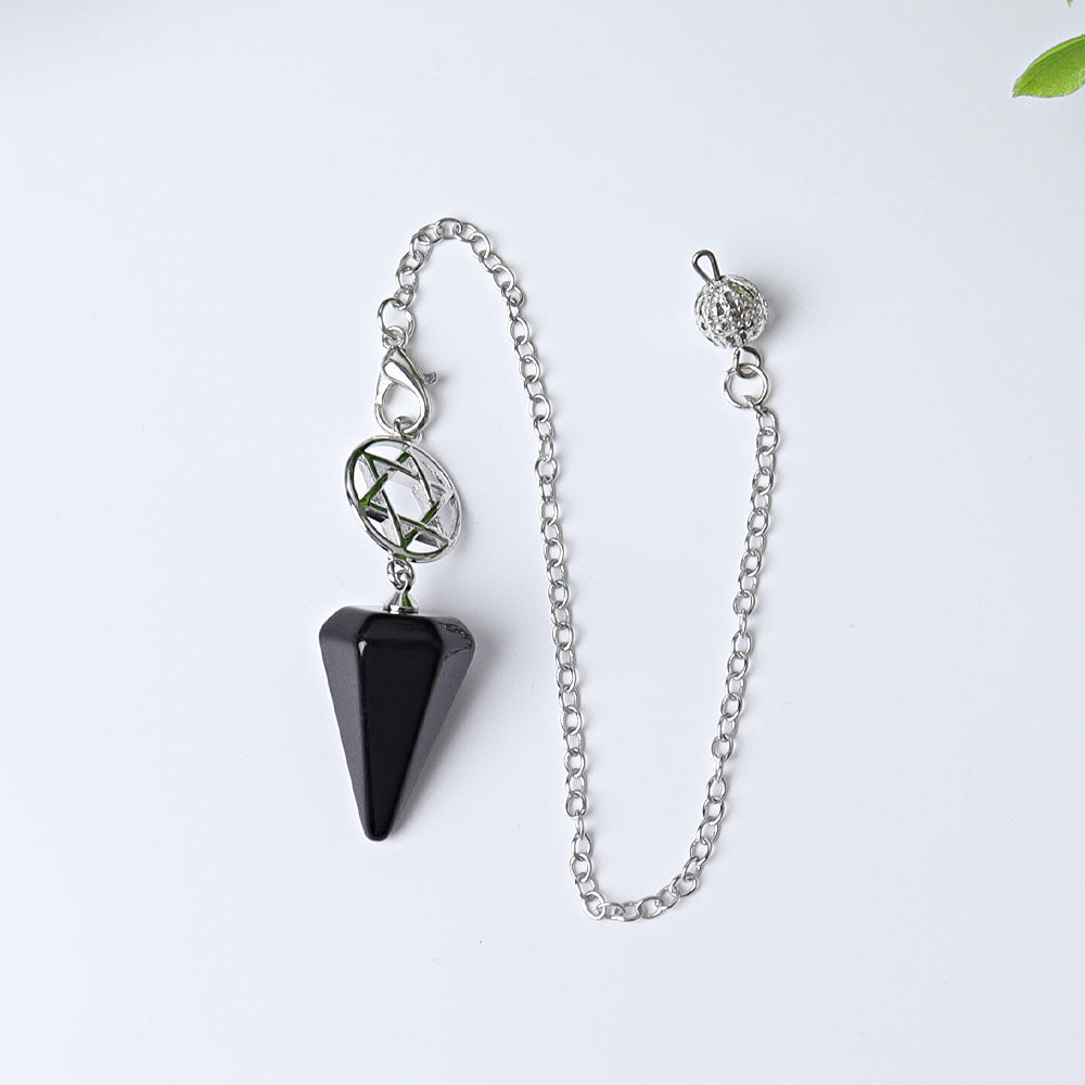 9" Crystal Pendulum Arrow Head - 9 Inch Healing Tool